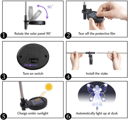 -47% OFF🔥🔥 👼Waterproof  Solar Angel lights